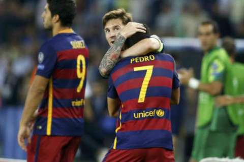 Emotivo mensaje de despedida de Messi a Pedro