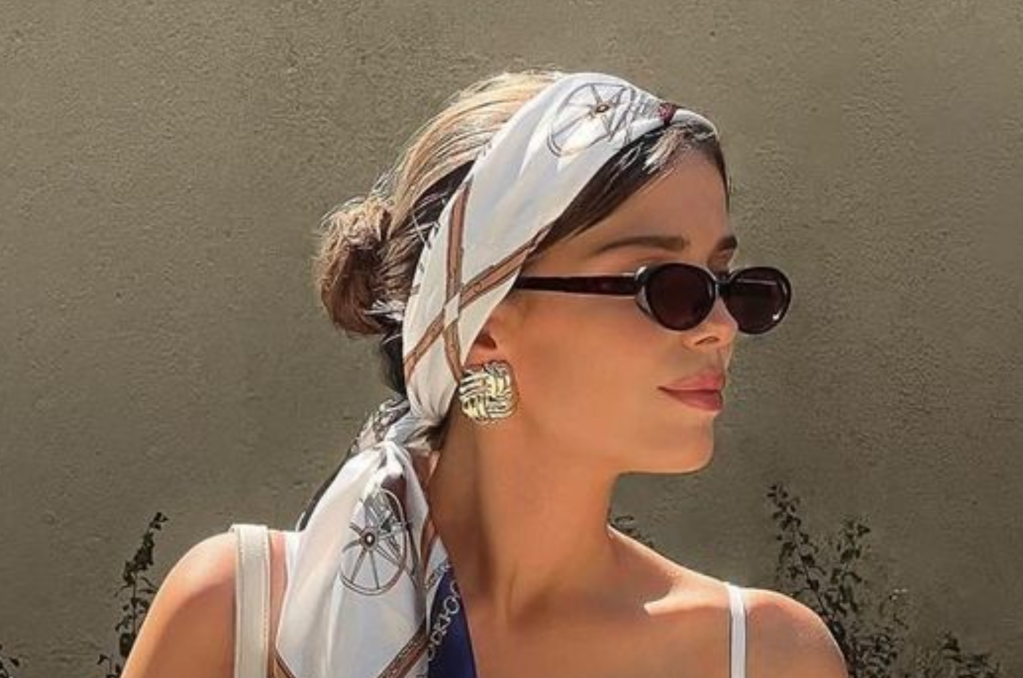 Pañoletas para el cabello de moda 2024