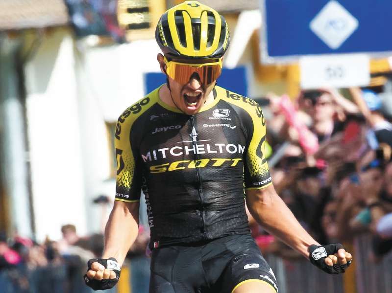 Chaves ganó dos etapas en la Vuelta a España de 2015. /AFP