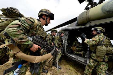 Siete guerrilleros de las Farc fuera de combate tras operación militar en Antioquia