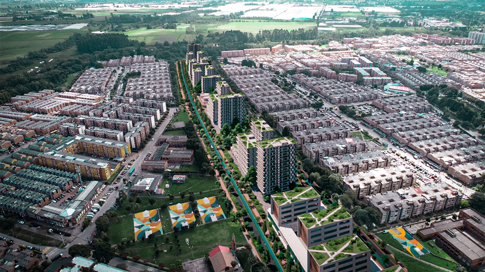 El proyecto costaría $322.00 millones y plantea construir cerca de 14.000 viviendas en 70 hectáreas, en predios que estaban guardados para la ALO Norte (Avenida Longitudinal de Occidente).
