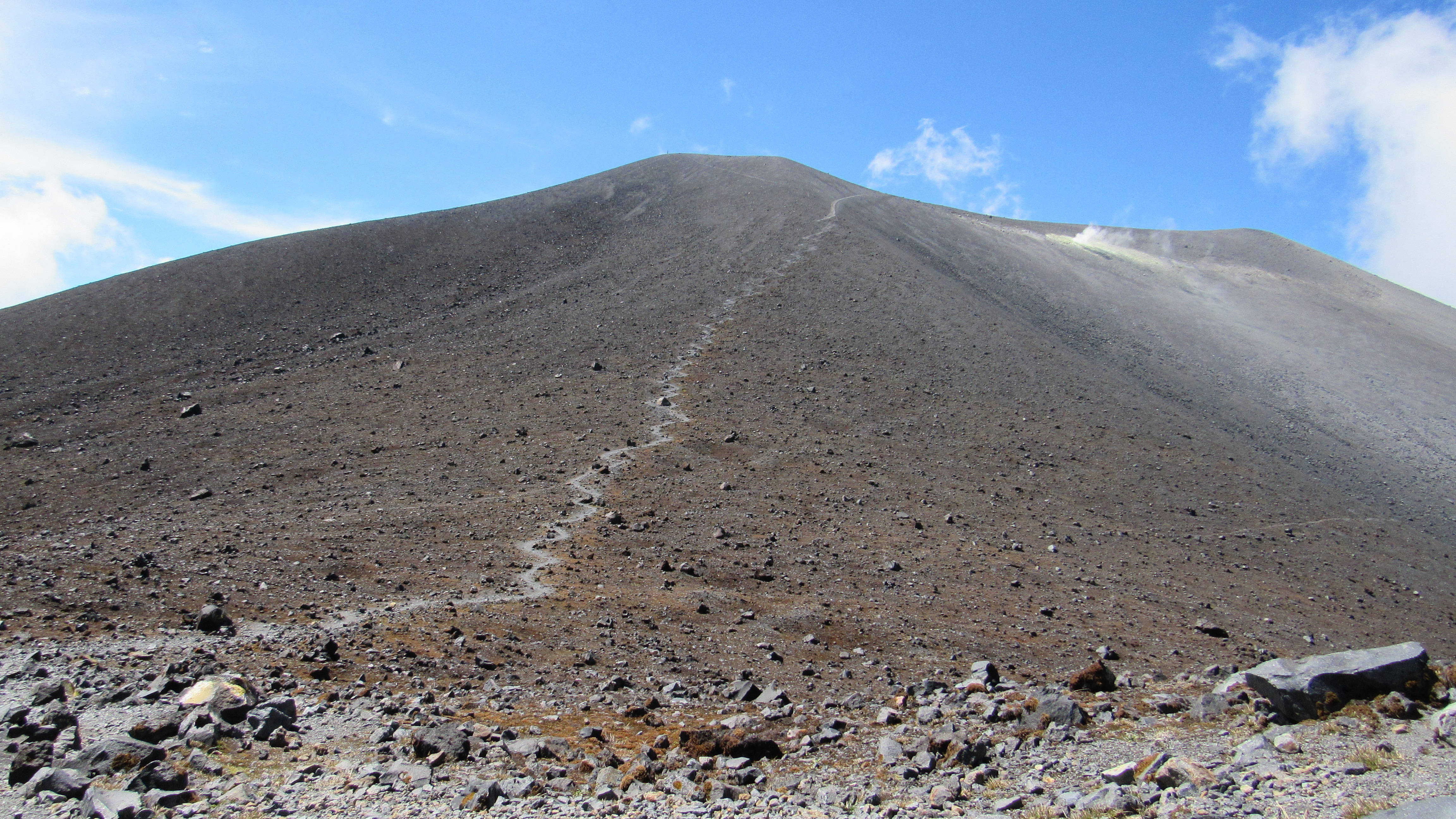 Imagen del volcán Puracé, ubicado en el suroccidente del país.