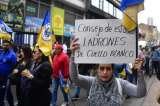 En imágenes: así transcurre la marcha de apoyo al salario mínimo convocada por Gustavo Petro