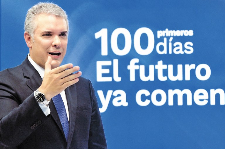 El espinoso inicio del gobierno Duque