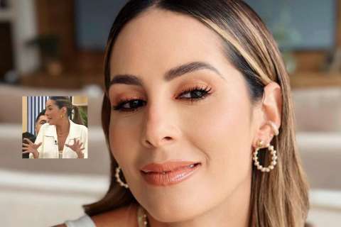 Carolina Soto tuvo tremendo susto en vivo en “Día a Día” en el simulacro distrital