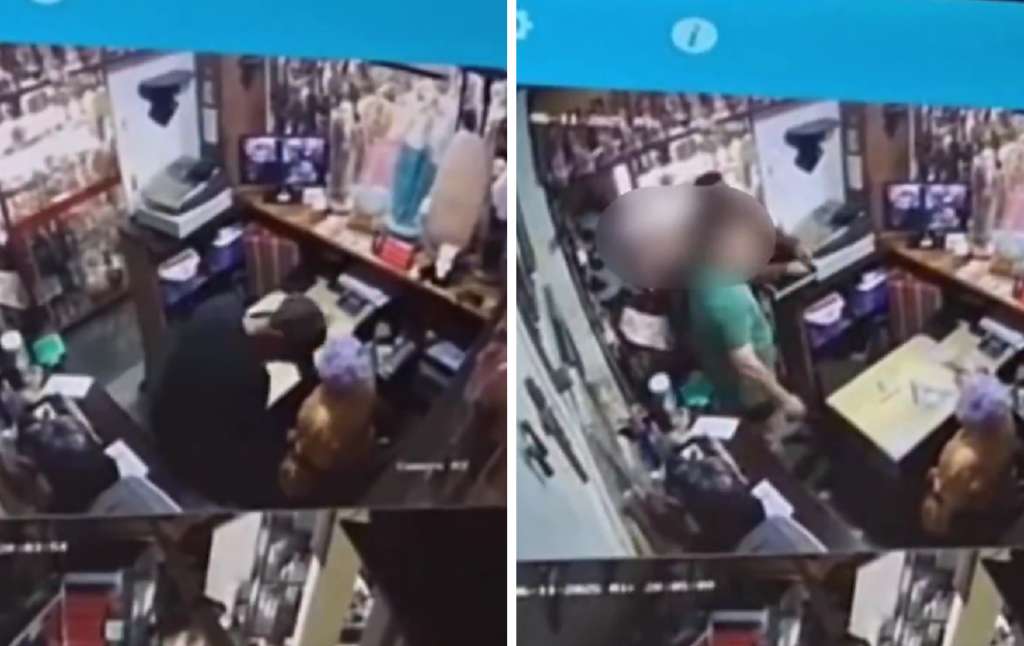 Robo en tienda religiosa en Medellín