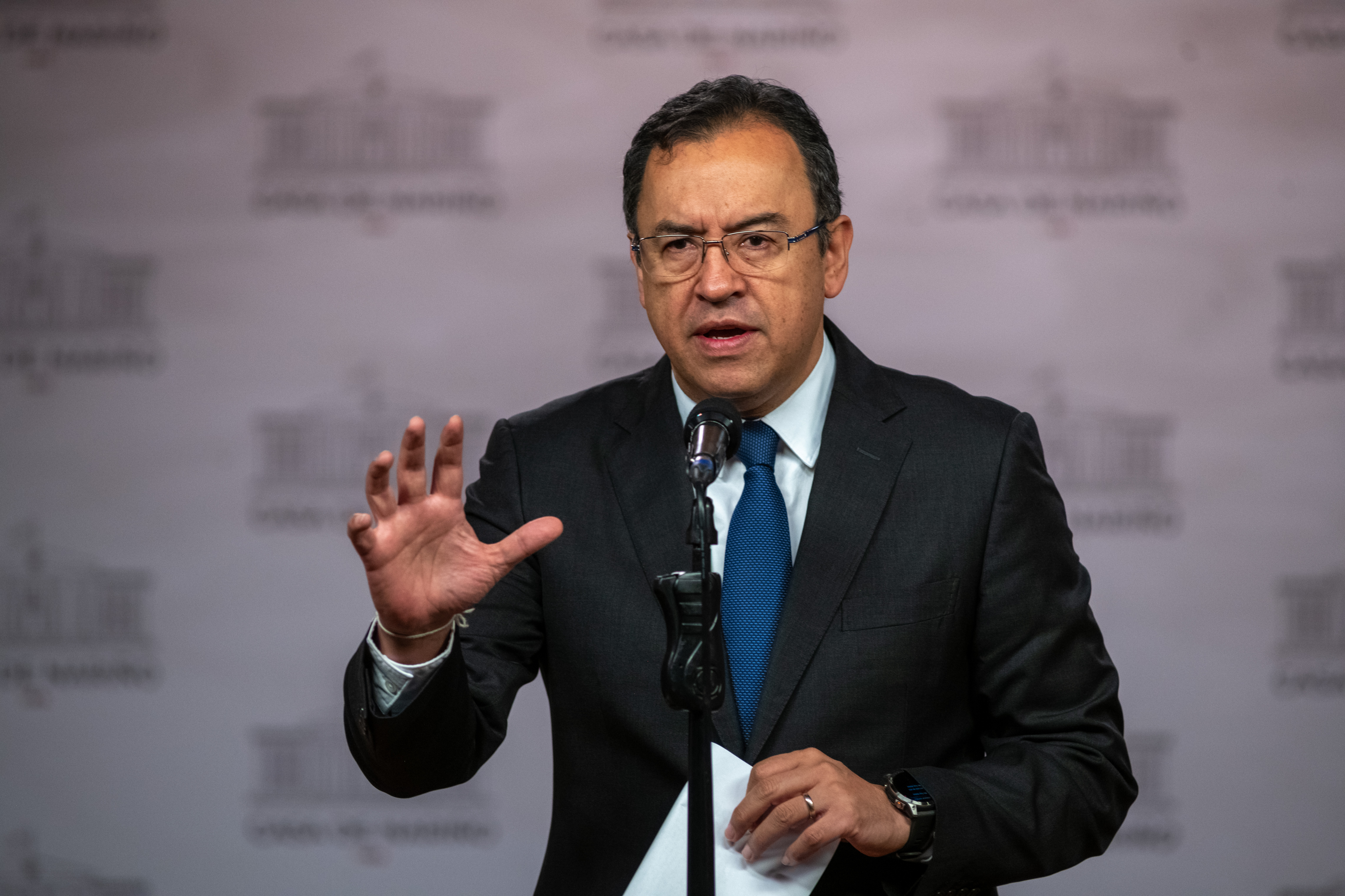 Alfonso Prada, ministro del Interior y portavoz del Gobierno Petro.