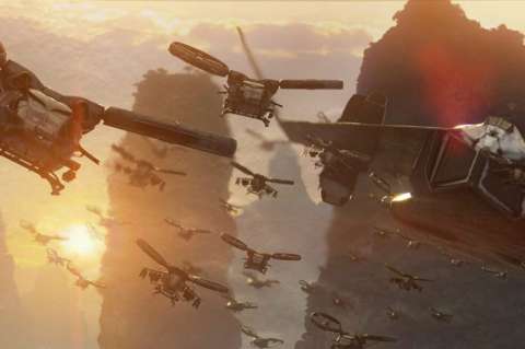Así es el Sea Dragon, una de las naves en "Avatar 2″