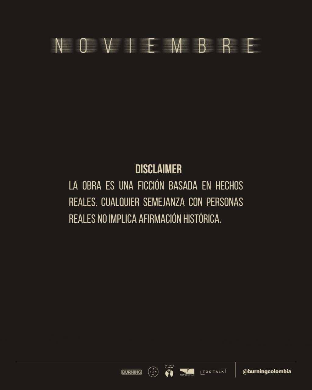 Disclaimer de Noviembre