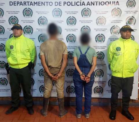 Capturan en Antioquia a pareja que drogaba y abusaba sexualmente de su hija
