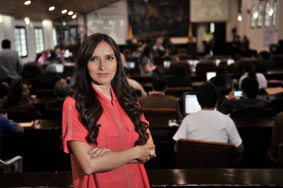 La concejal Clara Sandoval, vocera del movimiento “Yo Adopto - Niños con Papá y Mamá” / El Espectador
