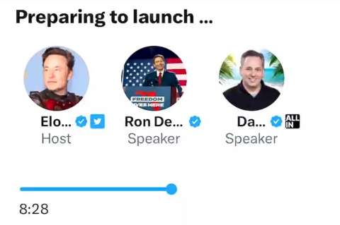 Twitter le falló a Ron DeSantis en la presentación de su candidatura presidencial