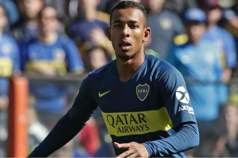 Sebastián Villa, de 22 años, jugador colombiano de Boca Juniors. / AFP