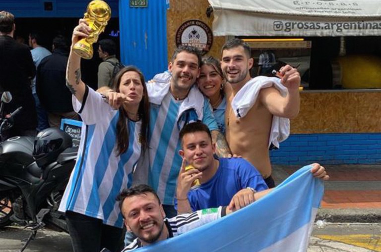 No solo fue en Colombia, así celebró el mundo el “Mundial de Messi”