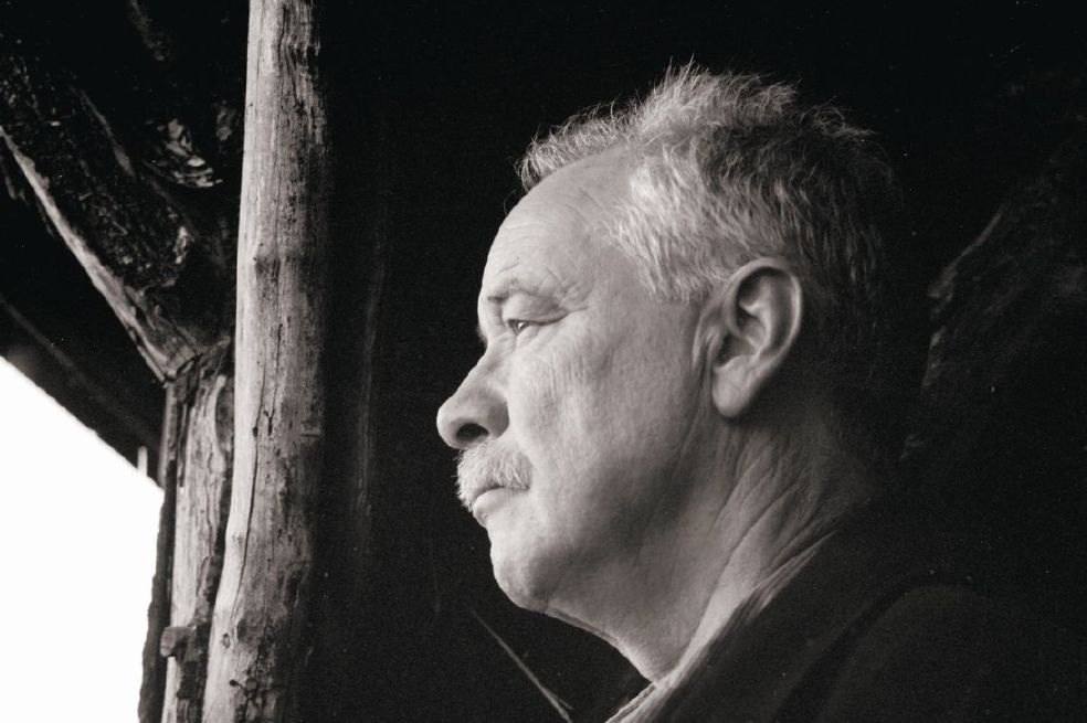 Retrato de W.G. Sebald, por Jan Peter Tripp en el año 2000.