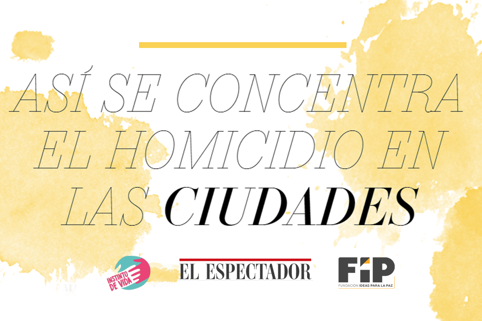 En Colombia los homicidios se concentran en las grandes ciudades, por eso, si el país quiere seguir reduciendo la tasa de homicidios, deberá tener una respuesta concreta a la violencia urbana