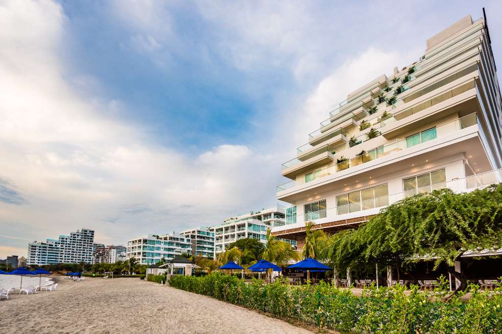 Santa Marta Marriott Resort Playa Dormida, que en el pasado mes de junio cumplió su primer año, cuenta con 168 habitaciones.