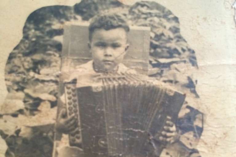 Alfredo Gutiérrez, el 'Niño prodigio' del acordeón.