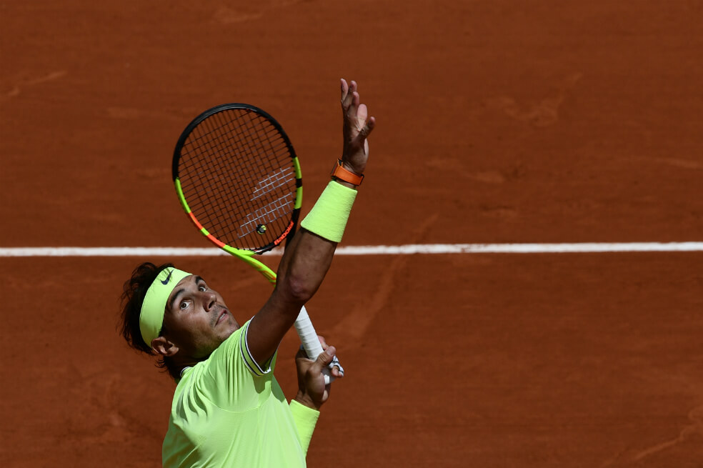 Rafael Nadal, máximo favorito a ganar en Roland Garros.  / AFP