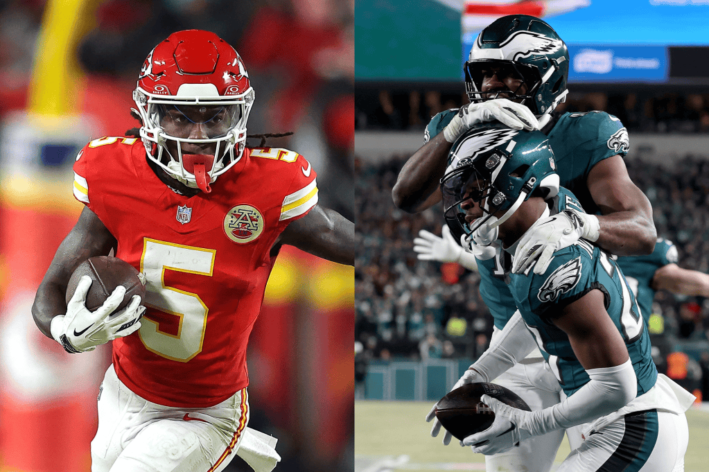 Chiefs vs. Eagles, por el título en el Super Bowl 2025.