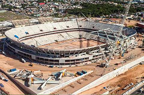 Construcción del estadio de Manaos tendrá nuevas restricciones