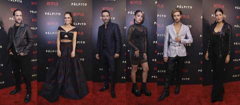 Así fueron los looks de los actores de ‘Pálpito 2′ en el lanzamiento de la serie