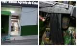 Delincuentes casi se llevan la bóveda del Banco Agrario de San Sebastián (Cauca)