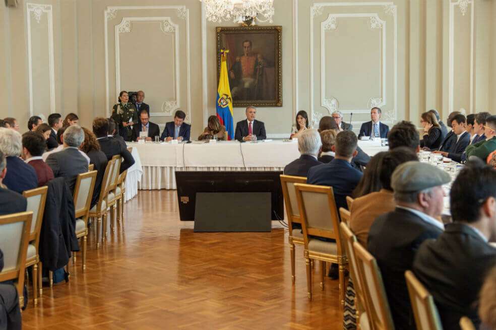 En desarrollo de su “Gran Conversación Nacional”, este miércoles el Gobierno celebró un encuentro con líderes estudiantiles, rectores, congresistas y expertos. / Presidencia de la República