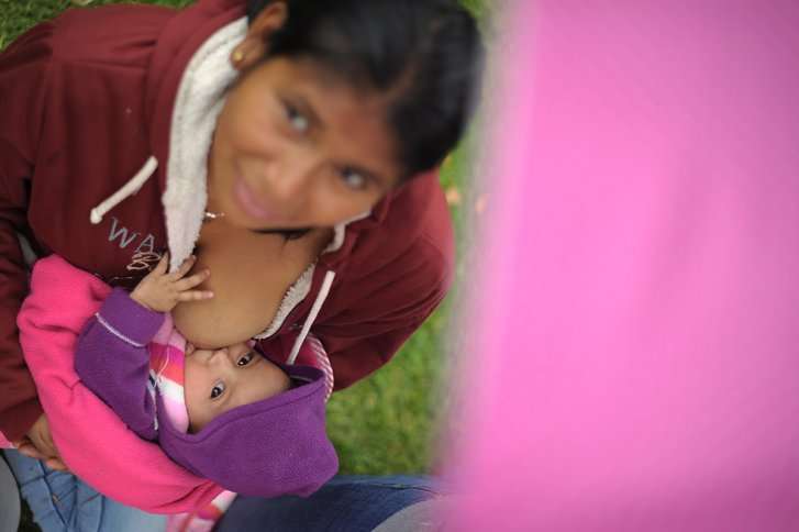 Durante esta semana 170 países celabraron la Semana Mundial de la Lactancia, para recordar sobre la importancia para la salud que tiene en los niños. / Foto: Cristian Garavito