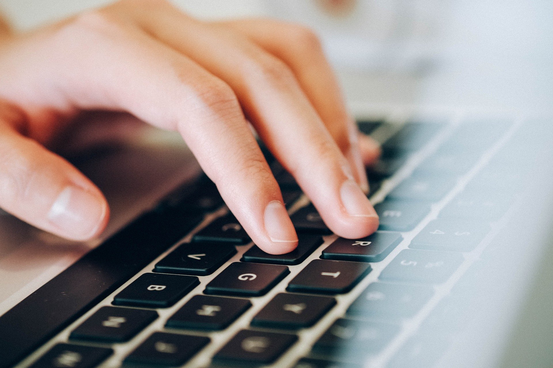Imagen de un teclado de computador.