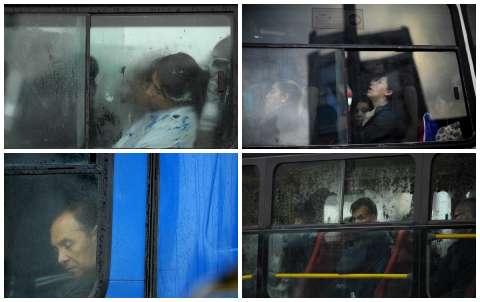 La vida en los trancones de Bogotá