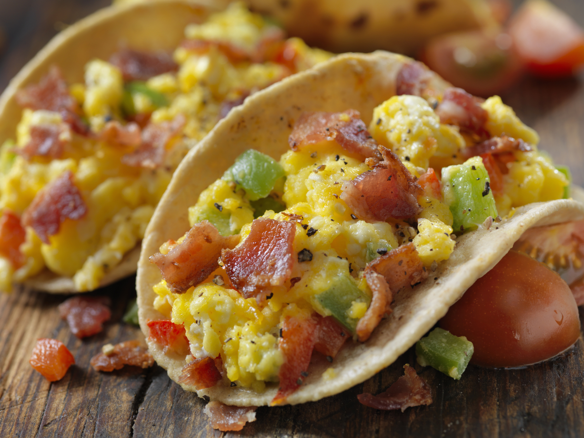Tacos de huevo