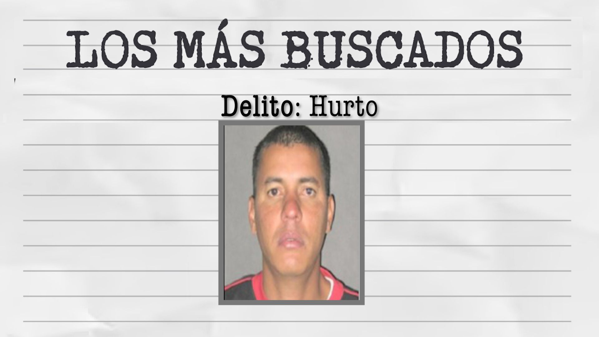 Recompensa por información de José Alfredo París Ortiz.