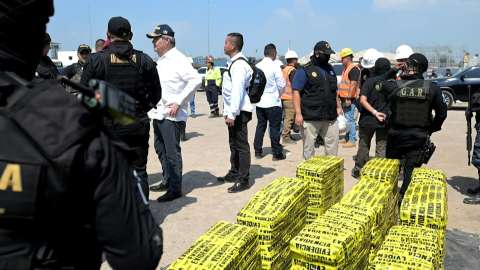 Guatemala incauta más de 600 kilos de cocaína procedentes de Costa Rica