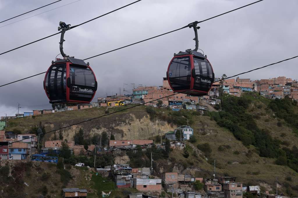 Sistema de transporte aéreo por cable que opera en la localidad de Ciudad Bolívar, Bogotá.