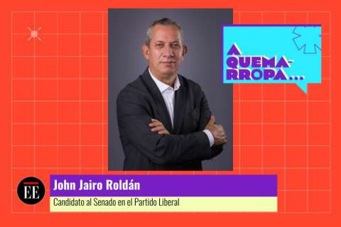 A Quemarropa con John Jairo Roldán, candidato al Senado por el Partido Liberal
