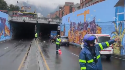 Cierre temporal en el deprimido de la calle 72.