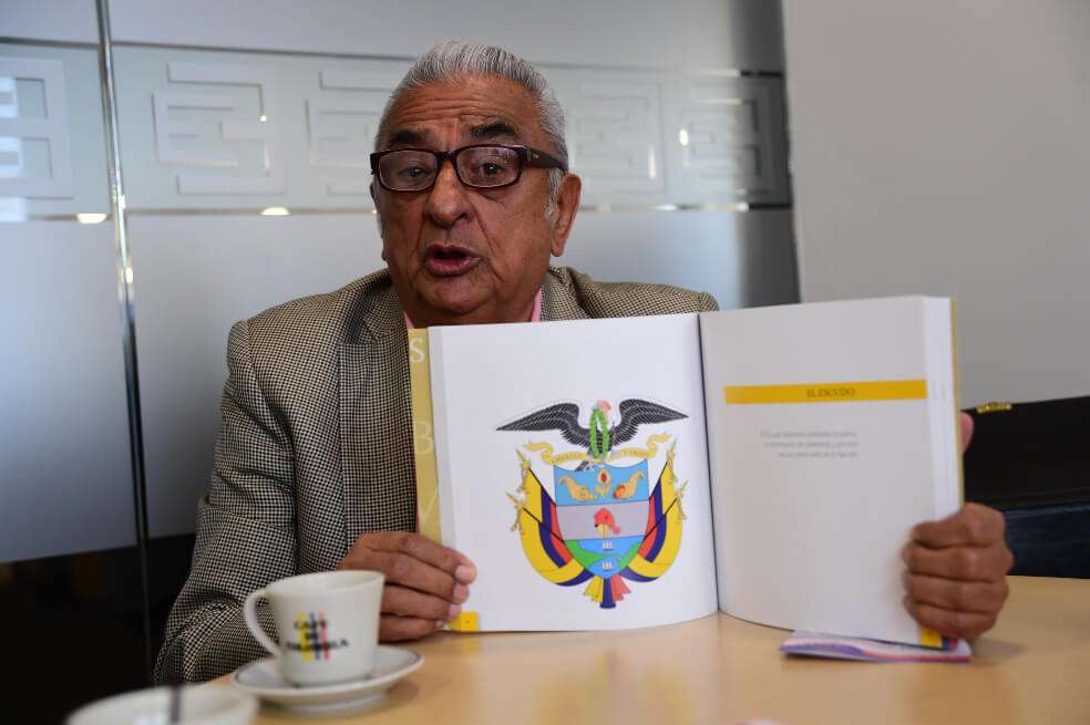 Alberto Chica Restrepo escritor del libro Símbolos patrios. / Gustavo Torrijos/ El Espectador