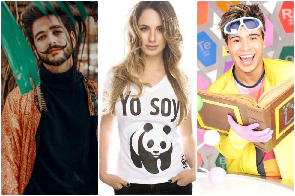 Camilo Echeverry, Claudia Bahamón y Sebastián Villalobos son tres de los influencers colombianos que formarán parte de "Los 20 del 20".