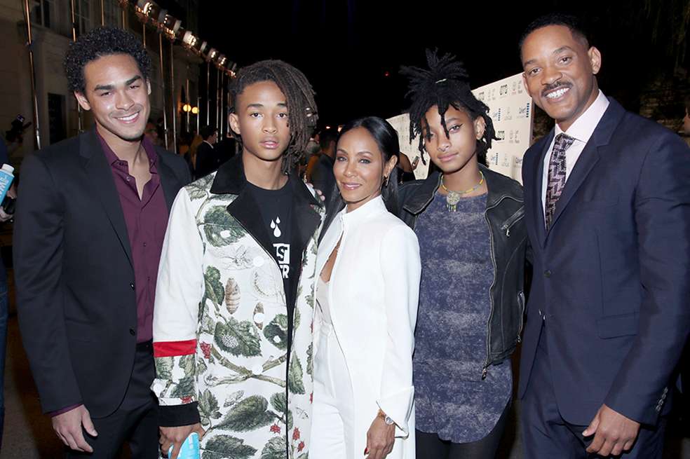 Will Smith es padre de Trey, Jaden y Willow. Su segunda esposa es Jada Pinkett.