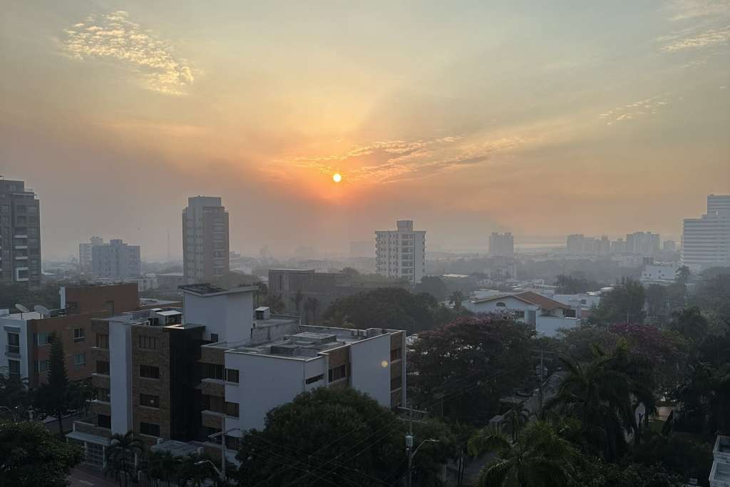 Barranquilla por incendio en isla Salamanca