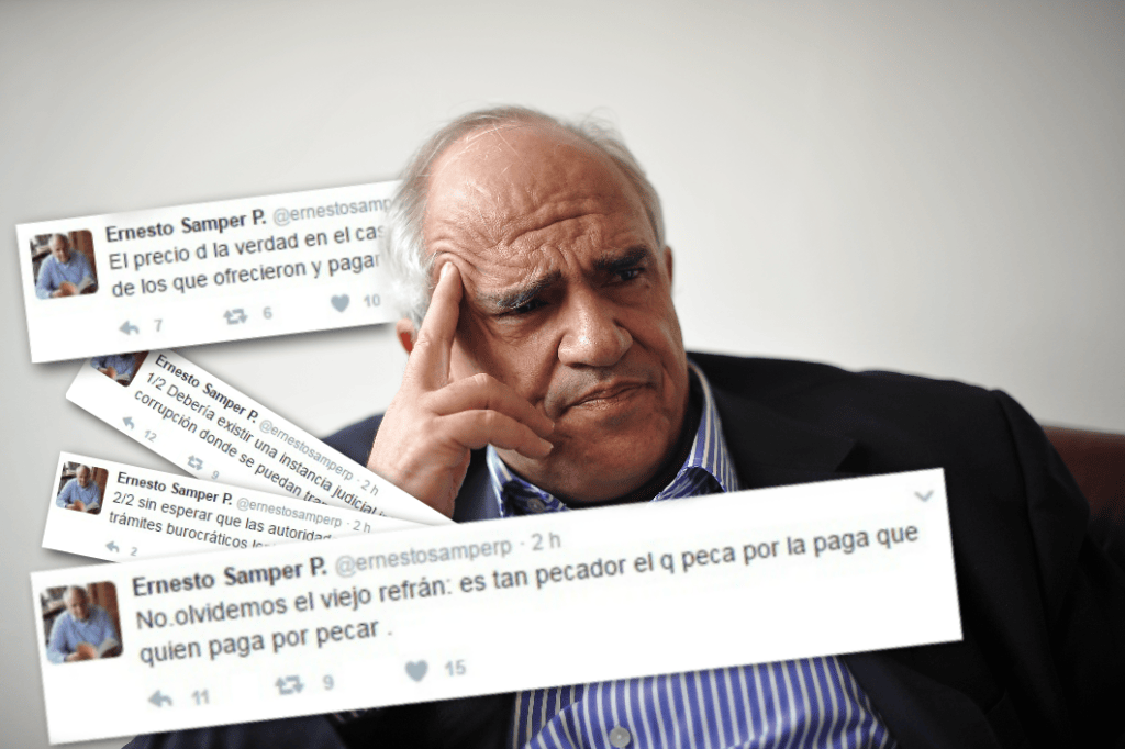 El expresidente Ernesto Samper.