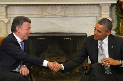 Obama invita a Santos a Estados Unidos por los 15 años del Plan Colombia