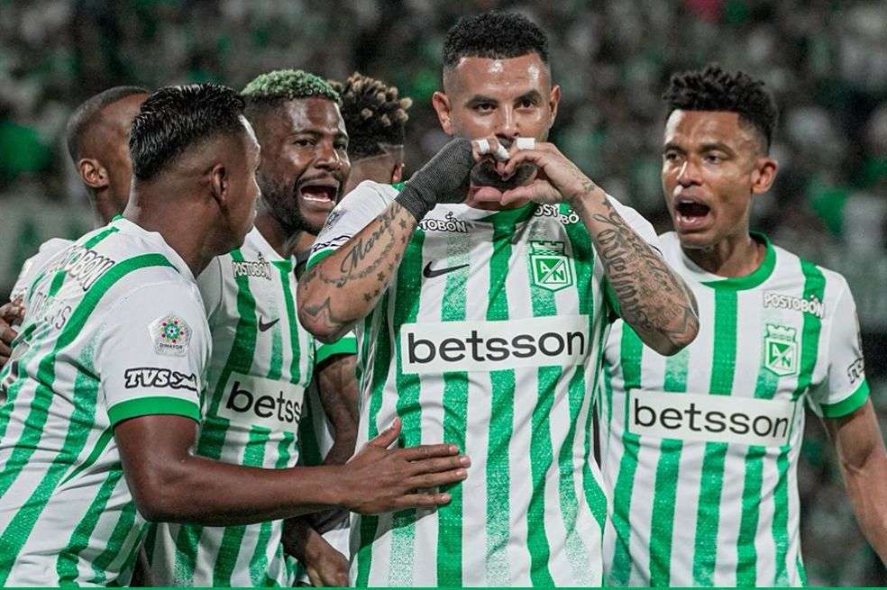 Edwin Cardona (centro) es uno de los referentes de Atlético Nacional.