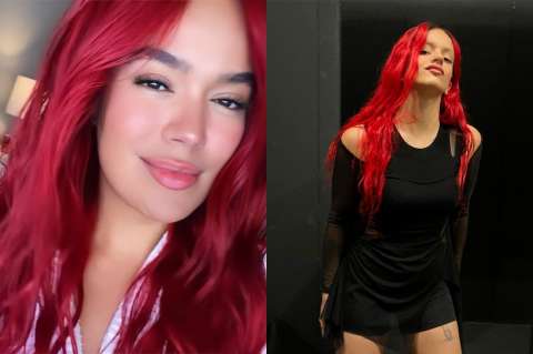 Rojo fuego, la nueva tendencia en pelo que encanta a Karol G y Rosalía