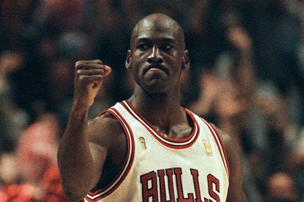 Michael Jordan ganó seis anillos en la NBA con los Bulls de Chicago, entre 1991 y 1998. / AFP
