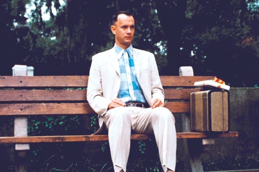Una de las imágenes de la película "Forrest Gump", protagonizada por Tom Hanks, que este sábado cumple 25 años de haberse estrenado. / Cortesía