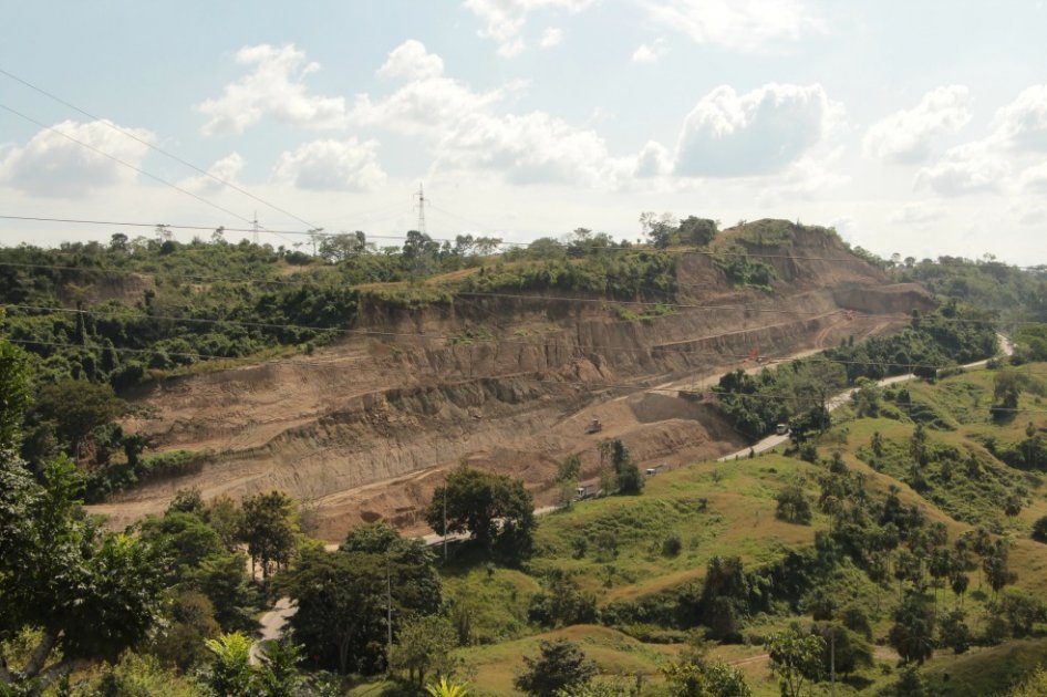 Así lucen las obras de Autopistas de la Sabana en la Sierra Flor (Sincelejo, Sucre). / Cortesía