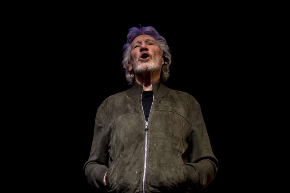 Roger Waters en Chile. / AFP
