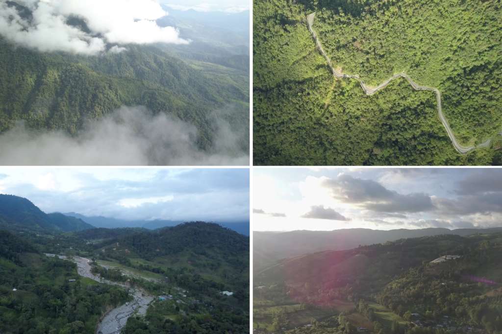 El yacimiento de cobre que busca explotar Libero Copper & Gold está ubicado en un área de bosques donde se encuentran las selvas de la Amazonia con los Andes.
